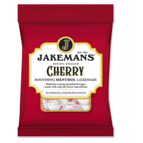 Jakemans Cherry Soothing Menthol Lozenges 160g