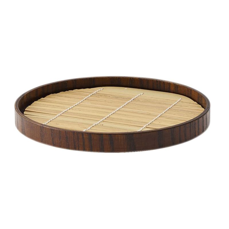 KEYUCA Yamanaka Lacquer Natural Wood Buckwheat Plate, Maru - Online ...