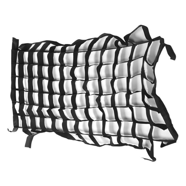 Softbox Honeycomb Grid, Rectangle 50 x 70 cm Softbox Cellular Grid Mesh Portable Foldable for Photography Studio Accessories