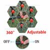 100pc Adjustable 8Hole Dripper Drip Irrigation System Plant Flow Water Sprinkler
