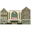 Superquick 1:72 Cinema, Post Office and Shop - Low Relief Card Kit C2 by Superquick