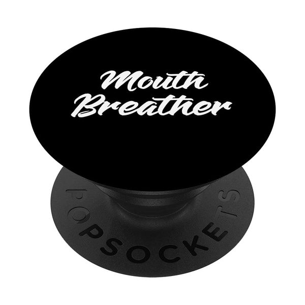 Funny Mouth Breather Heavy Thinker PopSockets Swappable PopGrip