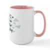 CafePress Because Floor Installer Large Mug 15 oz (444 ml) Ceramic Coffee Mug