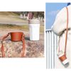 Bombinate Leather Cup Holder Round Coffee Handle Strap Bag