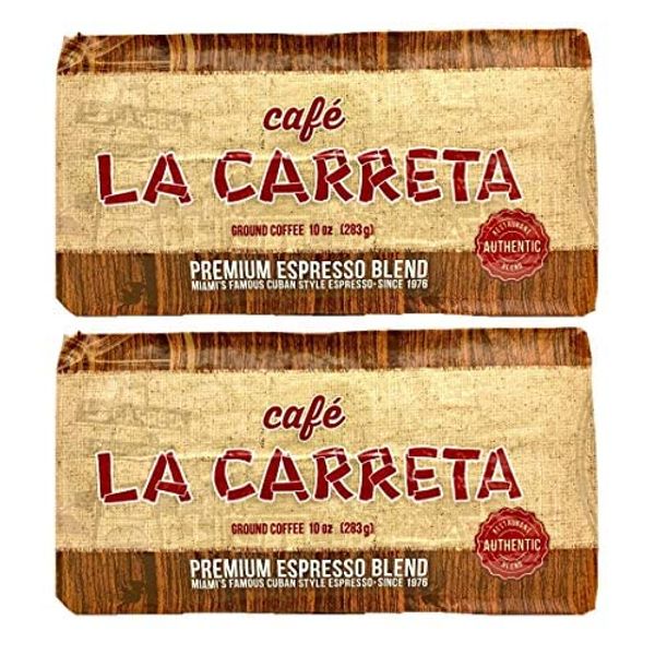 Cafe La Carreta Espresso Coffee 10 oz Miami Cuban-style Espresso