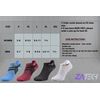 ZaTech no show compression socks (Black, X-Large)