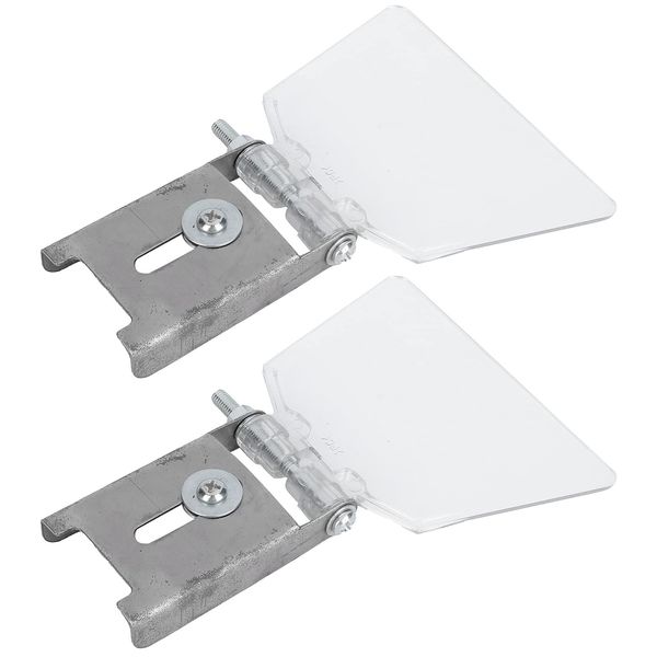 2Pcs Bench Grinder Eyeshield, 304 Small Stainless Steel Case Tool Shield Attachment Accessories S, Bench Grinder Eye Shield for Grindstone