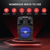 Pyle Portable Bluetooth PA Speaker System - 800W 12” Outdoor Bluetooth Speaker