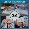 New 100 Pcs A4 Plastic Punched Punch Pockets Folders Filing Wallets Sleeves