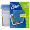 Ziploc Container, Medium Square,3 Count (Pack of 1)