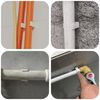 36-Pack Plastic Pipe Clamps – White Single Pipe Clips (25mm)