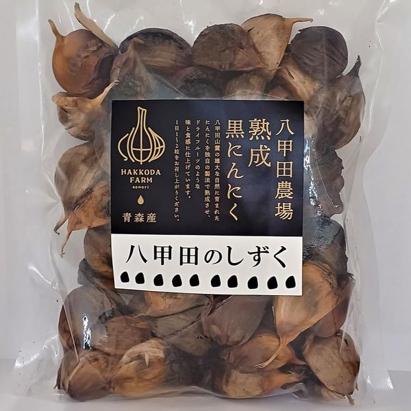 Hakkoda Shizuku, Aged Black Garlic, Rose from Aomori Prefecture, 17.6 oz (500 g)