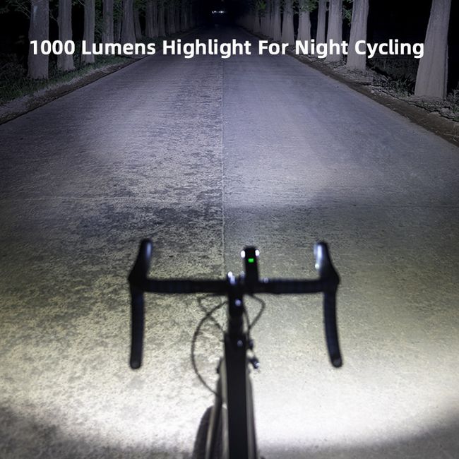 ROCKBROS Bicycle Front Light 1000 Lumen Cycling Gopro Mount USB Bike  Headlight