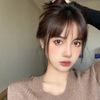 Bangs Wig, Fully Handmade, 100% Human Hair Wig, Women's, Hair Extension, French Style, Air Feeling