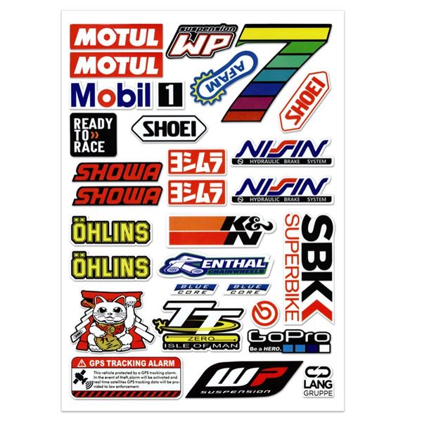 Diyxisk Monster Scratch Auto Aufkleber, Monster Energy Aufkleber Bogen, Sponsoren Aufkleber, Moto Motocross Stickers Kit, für Offroad Motorräder und Helme Motorrad Enthusiasten (Katze)