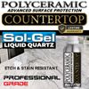 MARBLE COUNTERTOP SEALER POLYCERAMIC CLEAR COATING ETCH & STAIN RESISTANT - KIT