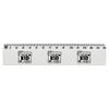 'Coolest Kid Ever Text' 15cm (6 Inch) White Plastic Ruler (RL00091169)