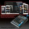 Pyle 4Ch Studio/DJ Controller Audio Mixer Console System w/USB & XLR PMXU43BT