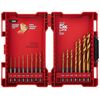 Milwaukee 48-89-4630 Kit TiN Shockwave (15-Piece Titanium)
