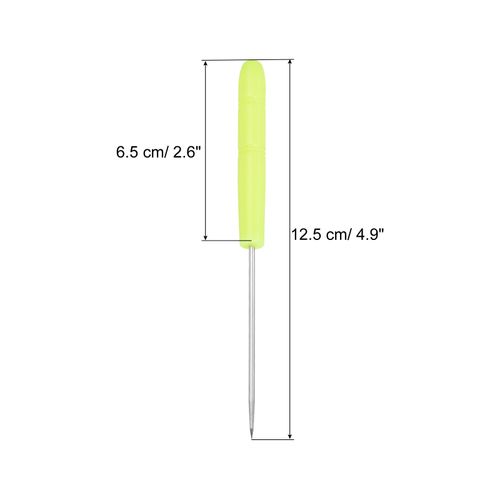 PATIKIL Badminton Racket String Kiri 2pcs Tennis Racquet String Straight Guide Tool Yellow