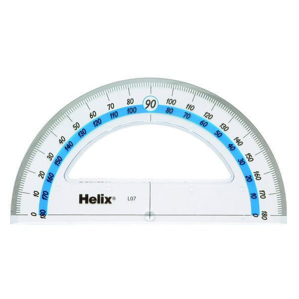 Helix 15cm 180 degree Protractor