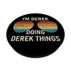 I'm Derek Doing Derek Things Retro Sunglass Personalized PopSockets Swappable PopGrip