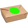 ChromaLabel 3 Inch Round Label Permanent Color Code Dot Stickers, 500 Labels per Roll, Green