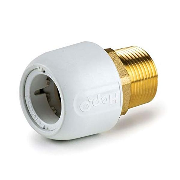 Hep2O 22mm x 3/4 Inch Male Adaptor - Pack of 2