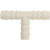 W4 T-Piece Hose Connector - White, 3/4 Inch