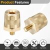 sourcing map M8 M6 Battery Terminal Charging Posts Positive or Negative Battery Terminal Connector Post Adapter Thread Stud 1 Pair
