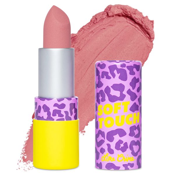 Lime Crime Soft Touch Comfort Matte Lipstick, Mauve Motel (Perfect Mauve) - Flirty Retro Shades - Full-Coverage Long Lasting, Lip Lining & Soft Formula for All-Day Wear - Talc-Free & Paraben-Free