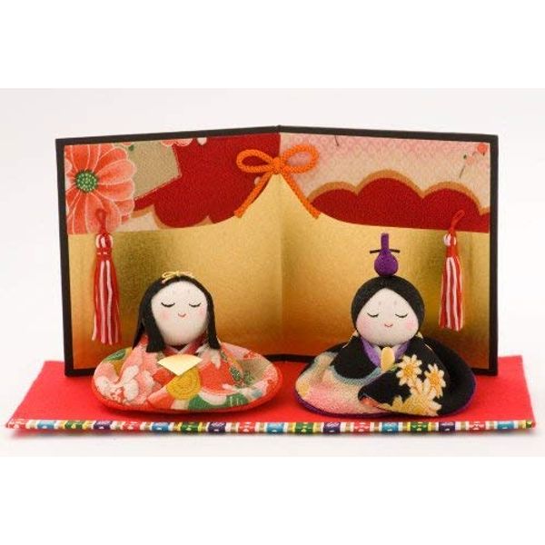 Ryukodo Yuzen Osumashi Doll, Frontage 8.7 x Depth 4.3 x Height 4.3 inches (22 x 11 x 11 cm) (Approx.)