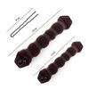 2 Pcs Bun Makers for Hair, Brown Sponge Donut Ring Styler Bun Makers, Easy Bun Makers Tool with Snaps and Hair band, DIY Bun Styling, 2 Sizes, with 20 Pcs U-Clips.