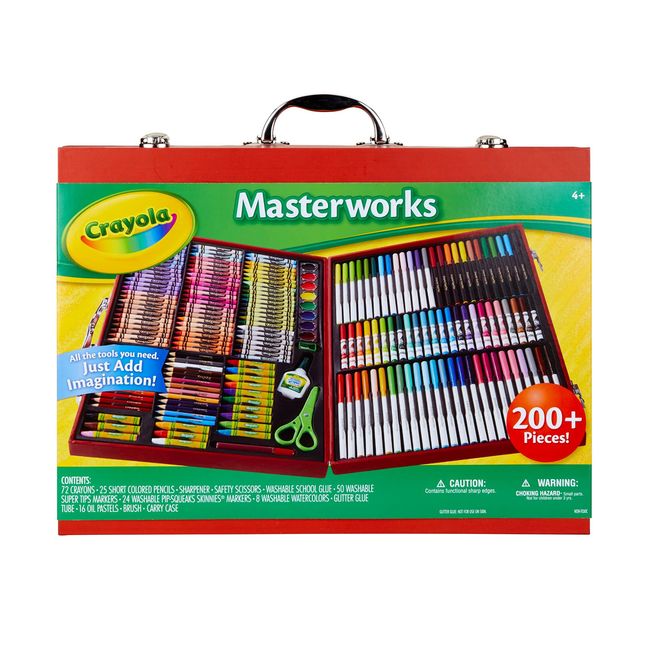 Crayola Create 'N Carry Art Set, 75 Pieces, Art Gift for Kids, Ages 5 & Up