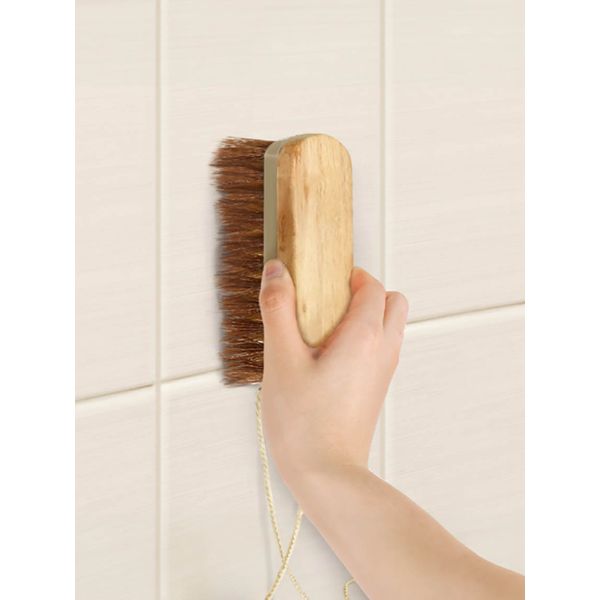 Rubber Tree Square Mini Cleaning Brush