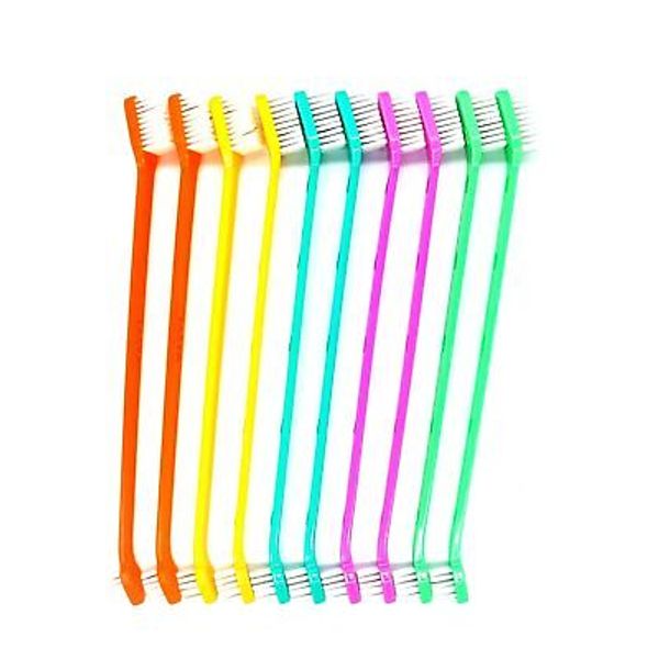 8 Pack Dog Toothbrush Double Head Pet Teeth Cleaning Brush for Puppy Dogs Cats