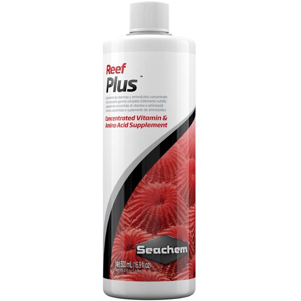 Seachem Reef Plus 500mL Full Spectrum Liquid Reef Supplement for Live Coral