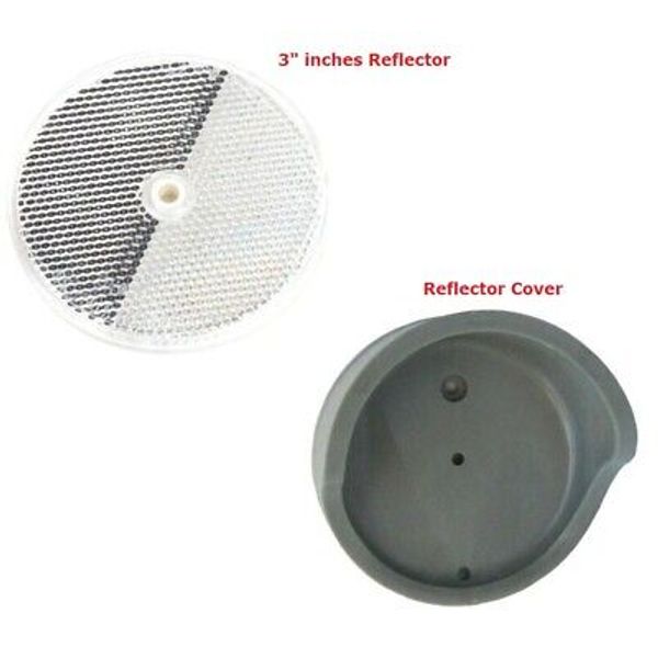Protective Hood Cover 3″ Reflector Round Crystal Kit Photoeye Reflective Sensor