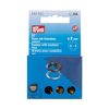 Prym 542521 Eyelets with Washers 8 mm Black/Silver Compatible with Vario Creative Tool