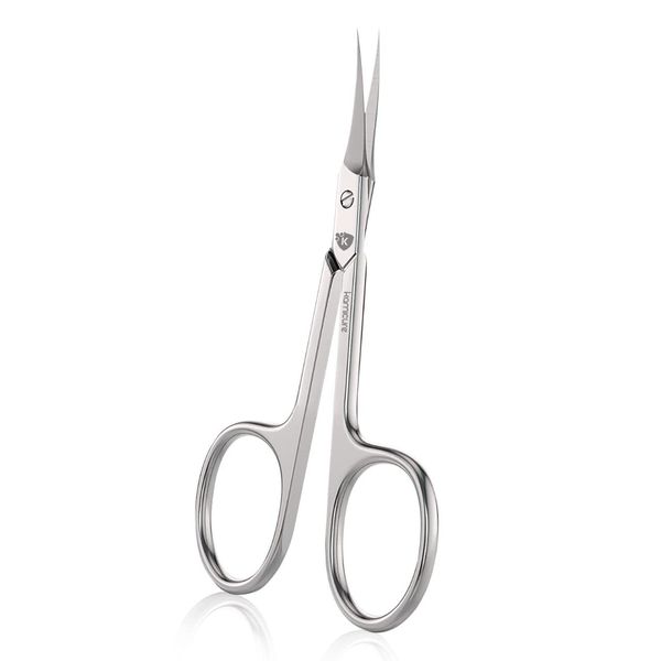 KAMICURE | Extra Fine Curved Cuticle Scissors for Men Women - Multi Purpose Small Manicure Scissors, Pedicure, Finger & Toe Nail Cuticle Scissors Professional Thin toenail Scissors, Eyelashes Scissors