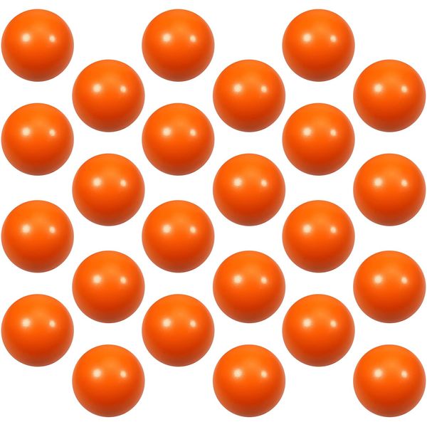 kymqlyw 24 Pcs Orange Foam Stress Ball Squeeze Stress Relief Balls for Kids and Adults Hand Exercise Sensory Squishy Relief Toys for Anxiety ADHD Autism （Orange）