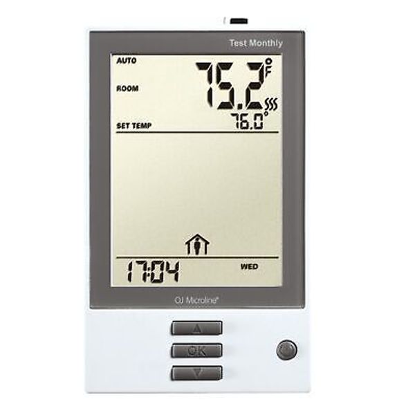 OJ Microline UDG-4999 Programmable Floor Heating Thermostat with Class A GFCI