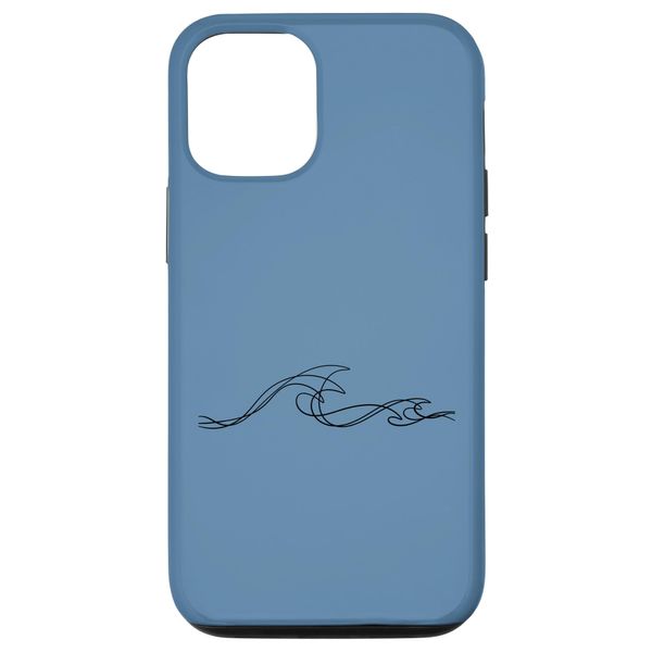 iPhone 15 Minimalistic Waves Beach Surfing Minimalism Case