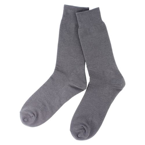 Heated Musubi Heel Care [Regular Type for Men, 9.8 - 10.2 inches (25 - 26 cm), Skin Care, Moisturizing, Slippery, Cracking, Moisturizing, Made in Niigata Prefecture's Own Factory, gray