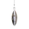 Gotham Decor Halloween Distressed Skull Ceiling Fan and Light Pull Double Sided Chain Pendant