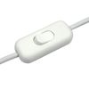 ElekTek Low Profile in-Line Torpedo Switch 2 Amp Double Pole Use 2 or 3 Core Flex White