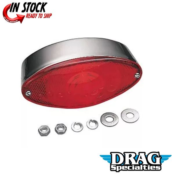 DRAG SPECIALTIES DS-270001 Cat Eye Oval Taillight