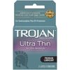 Trojan Condoms Ultra Thin Lubricated Latex - 3ct, Pack of 3
