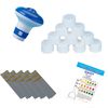 SUDS-ONLINE 20 Chlorine Tablets 20g + Test Strips + Floating Dispenser
