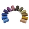 Simthread Cotton Sewing Quilting Thread for Home Sewing Machine- 12 Jeans Colors, 550 Yards/Spool